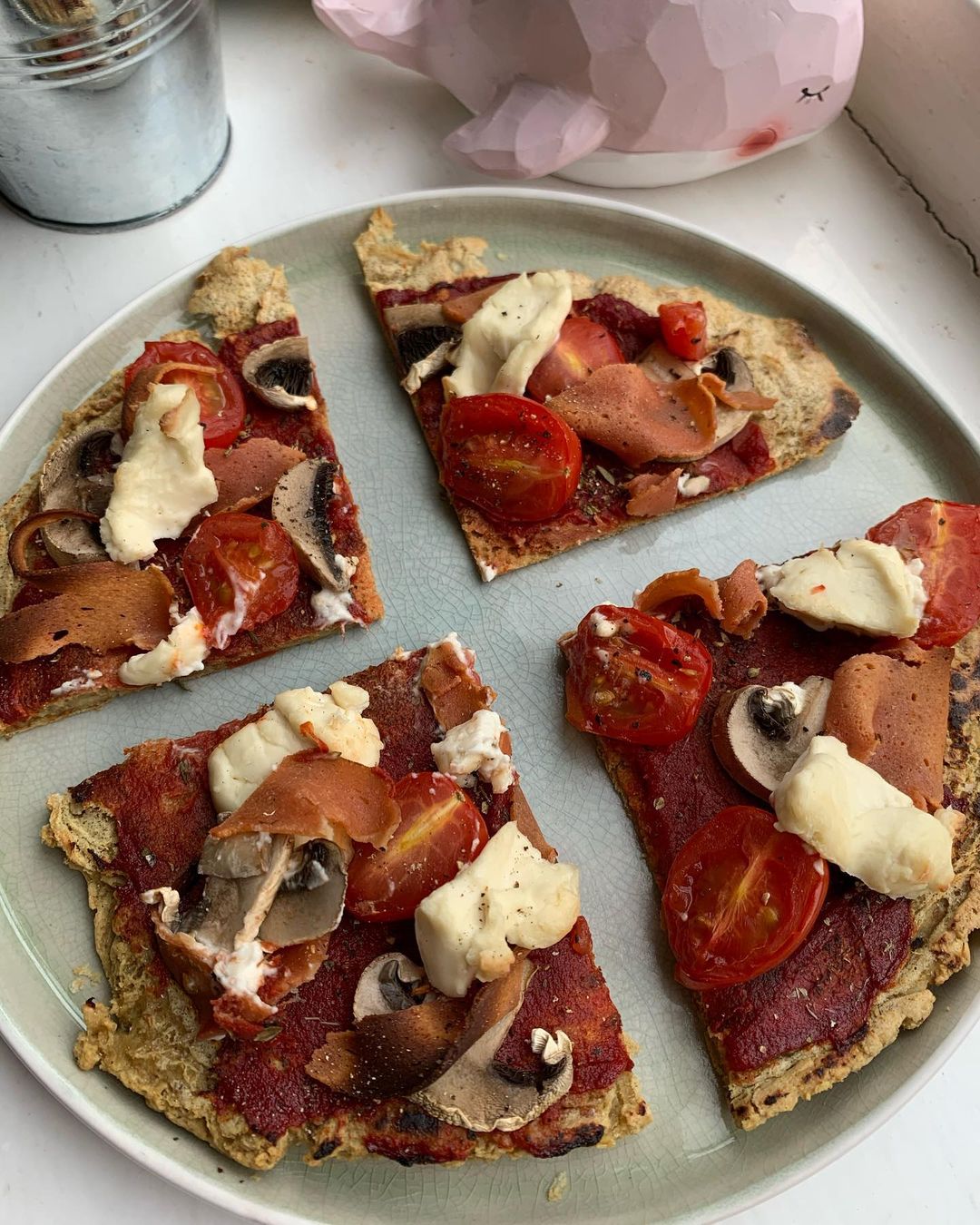 Speedy Chickpea Pizza