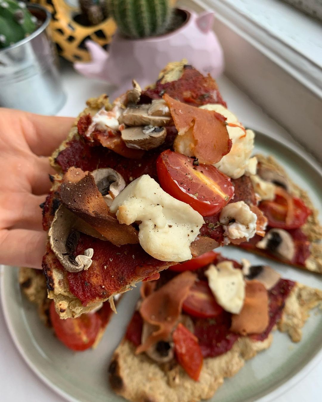 Speedy Chickpea Pizza