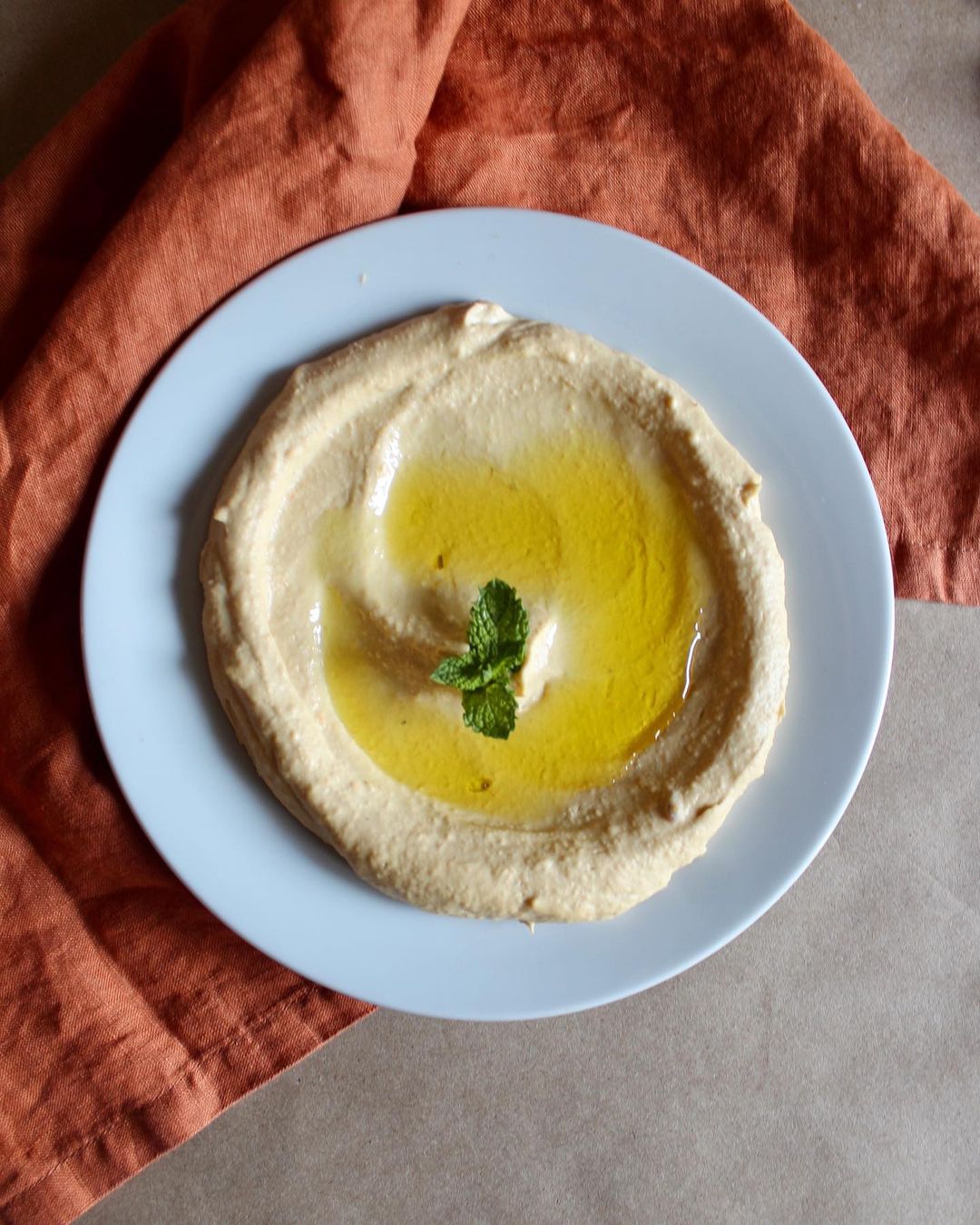 Classic Hummus with Butternut Squash Twist