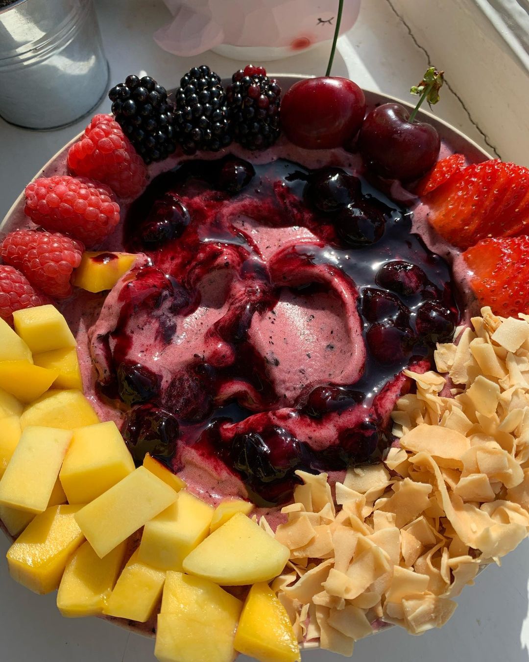 Summer Blueberry Pie Nice Cream