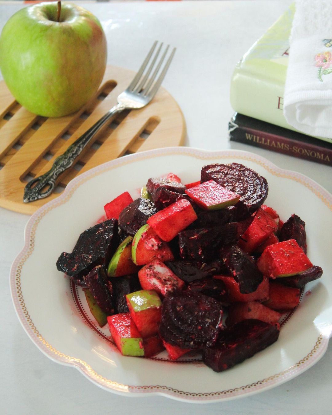 Roasted Beets and Apple Salad
