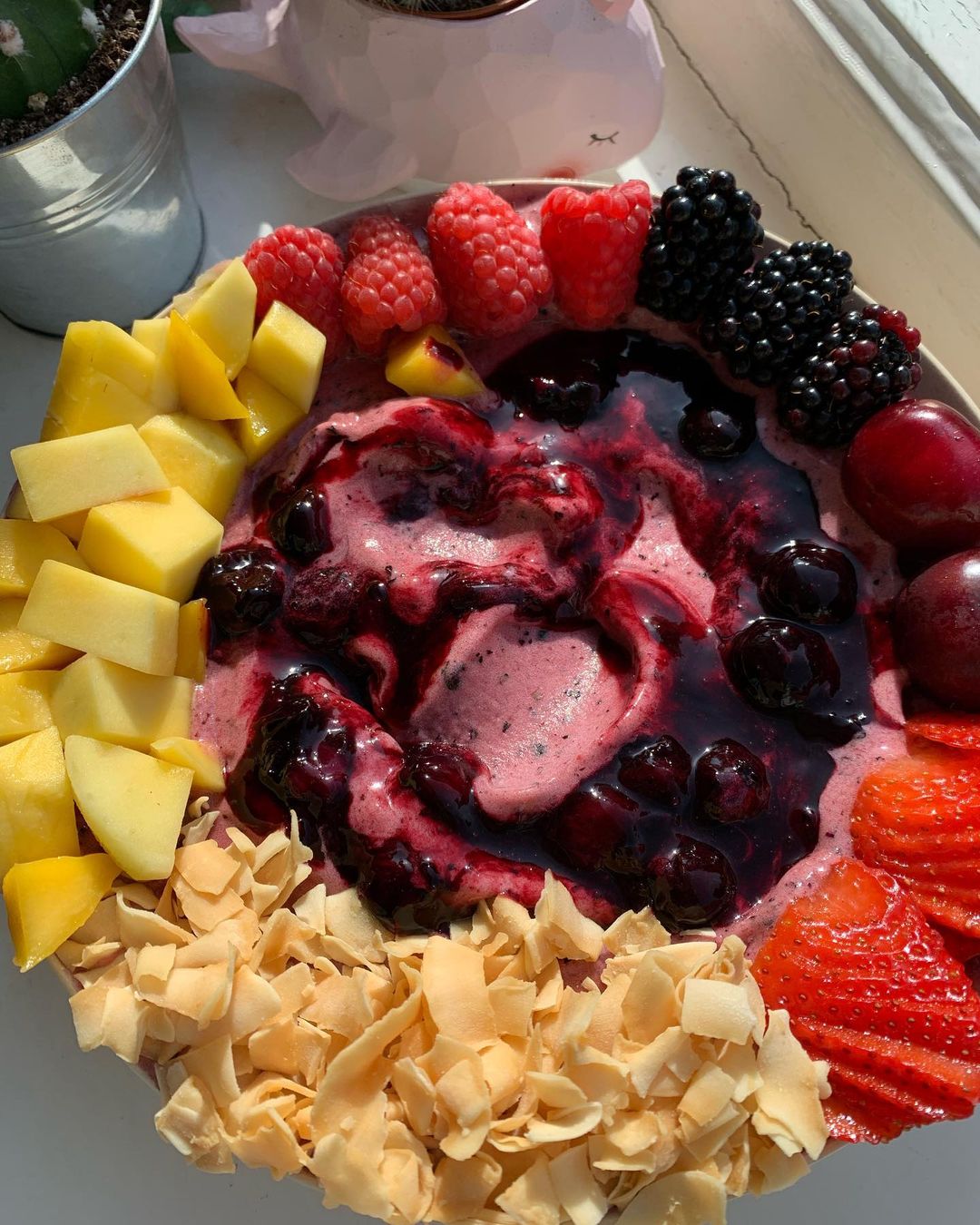 Summer Blueberry Pie Nice Cream