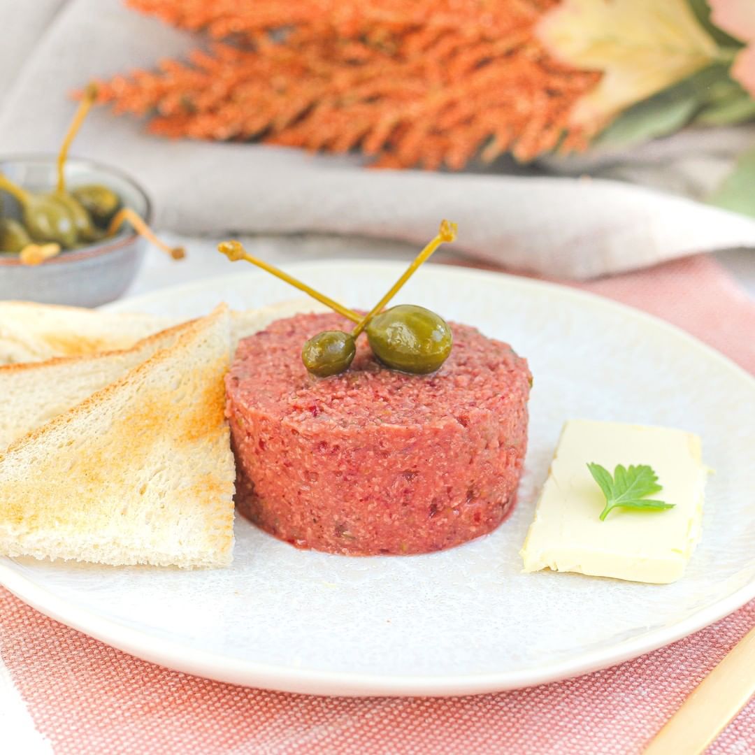 Vegan Beef Tartar with Eggplant
