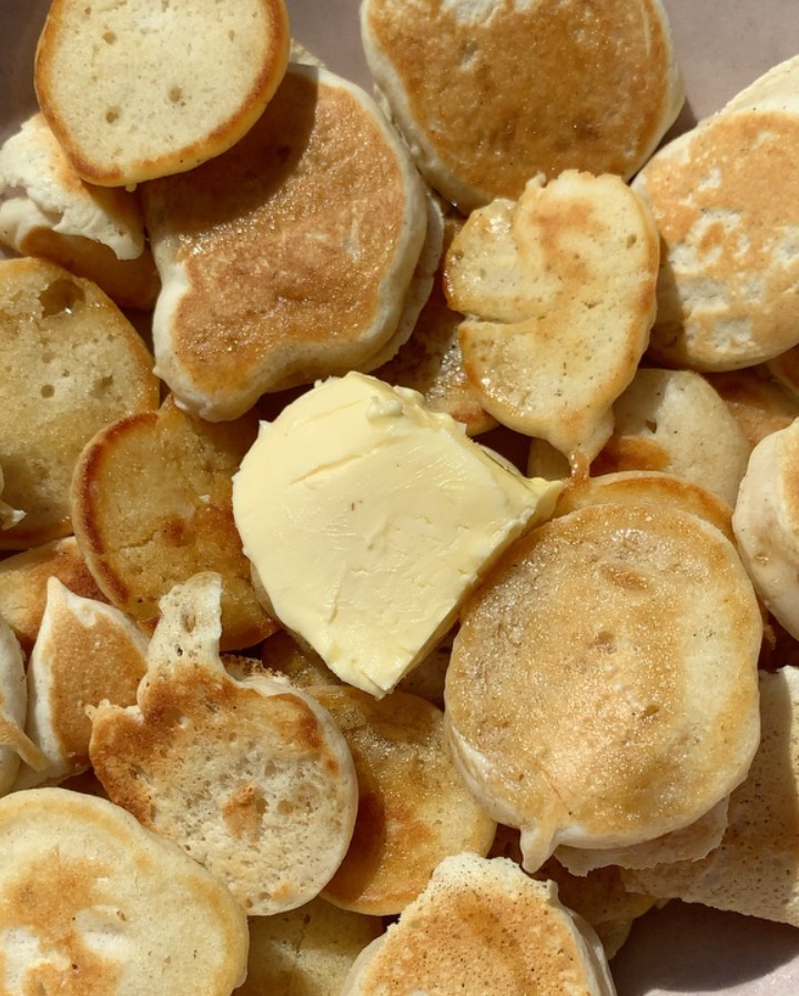 Vegan Mini Pancake Cereal Breakfast