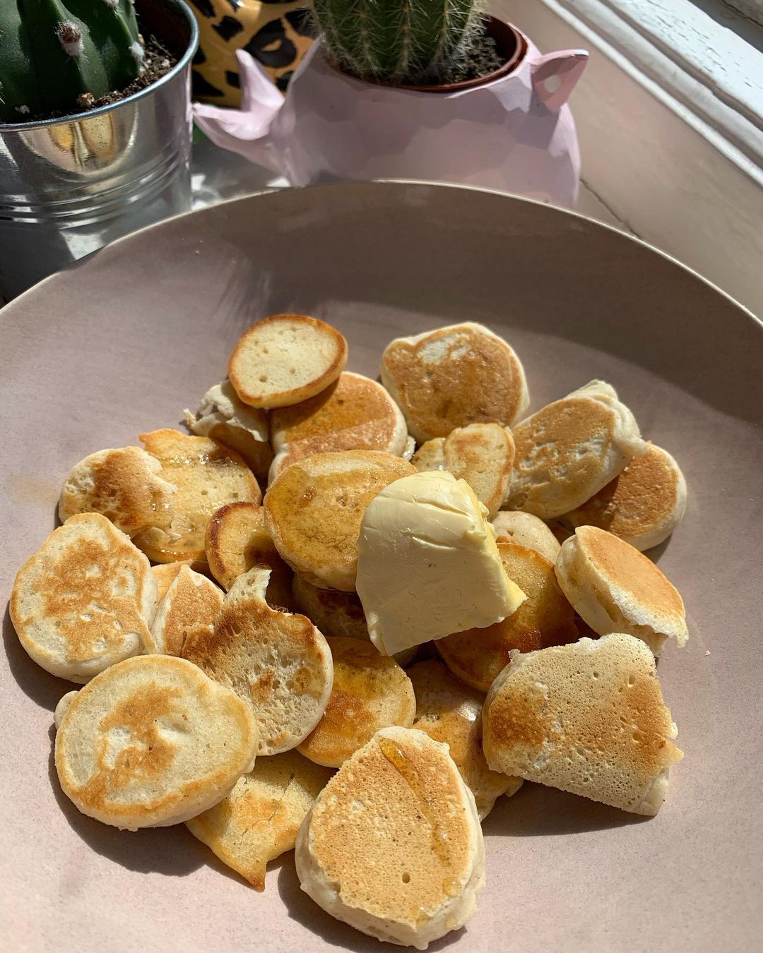 Vegan Mini Pancake Cereal Breakfast