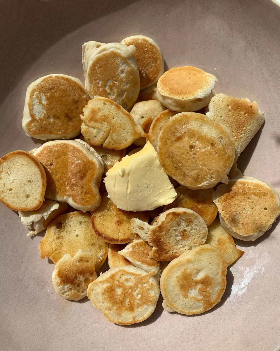Vegan Mini Pancake Cereal Breakfast
