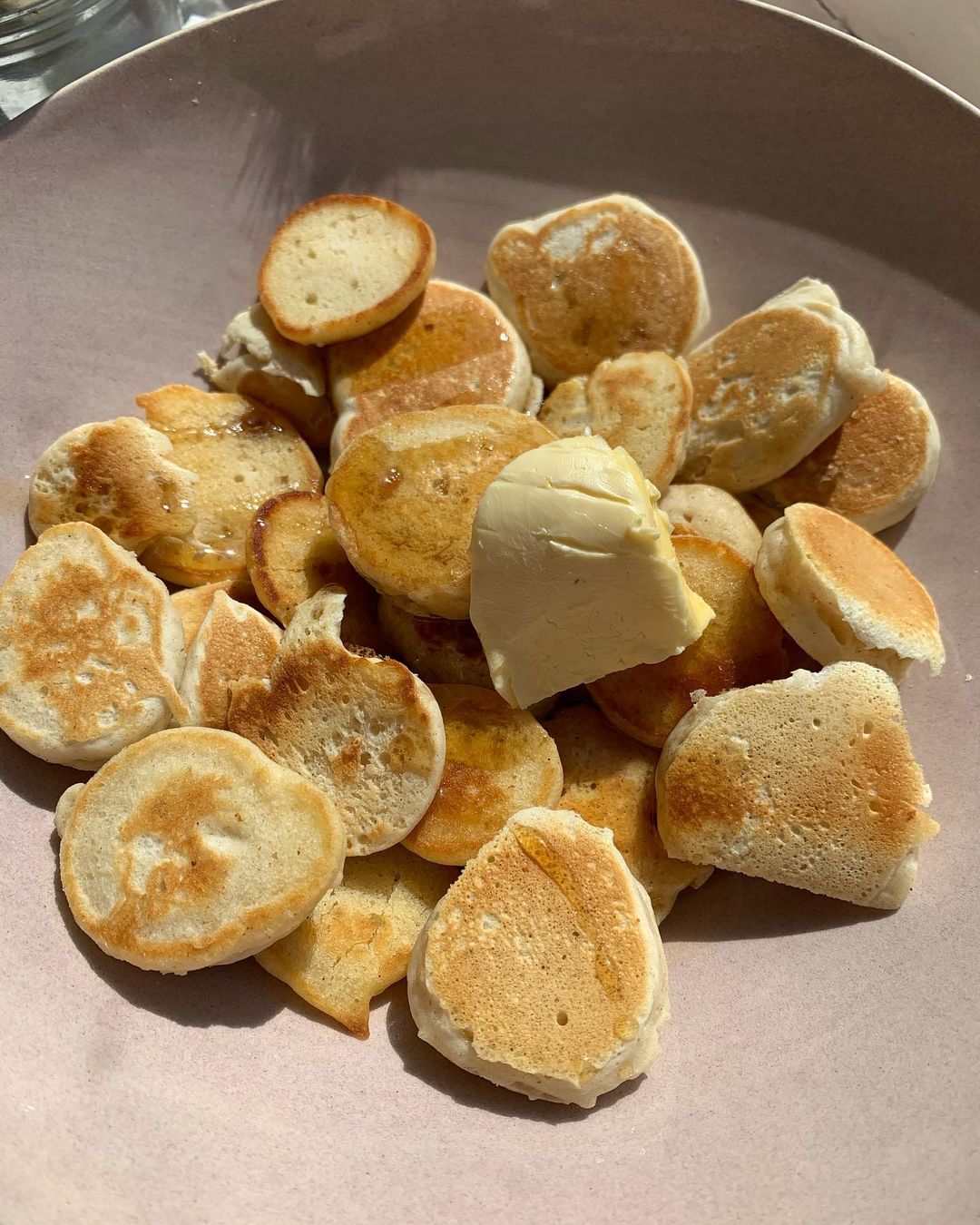 Vegan Mini Pancake Cereal Breakfast