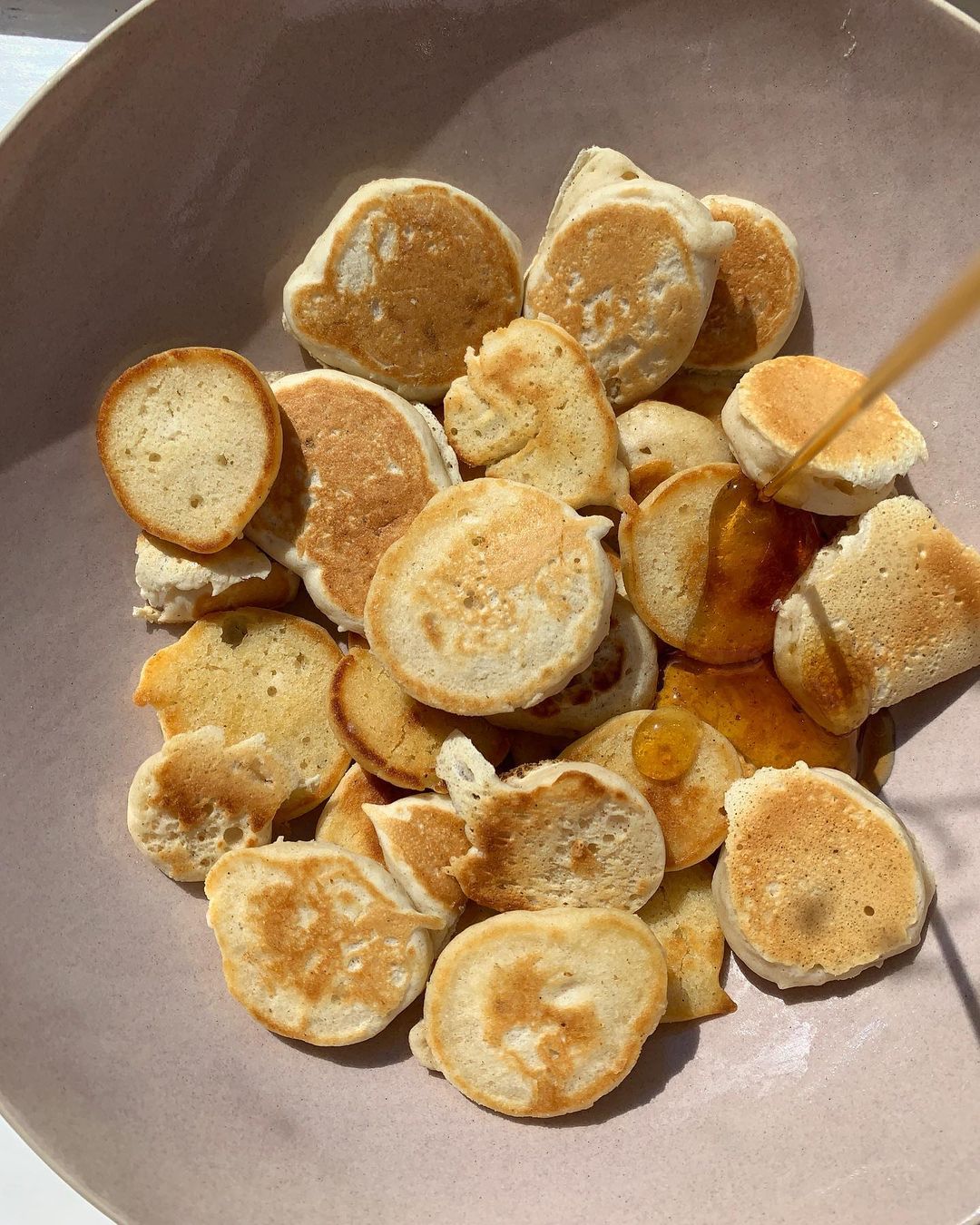 Vegan Mini Pancake Cereal Breakfast