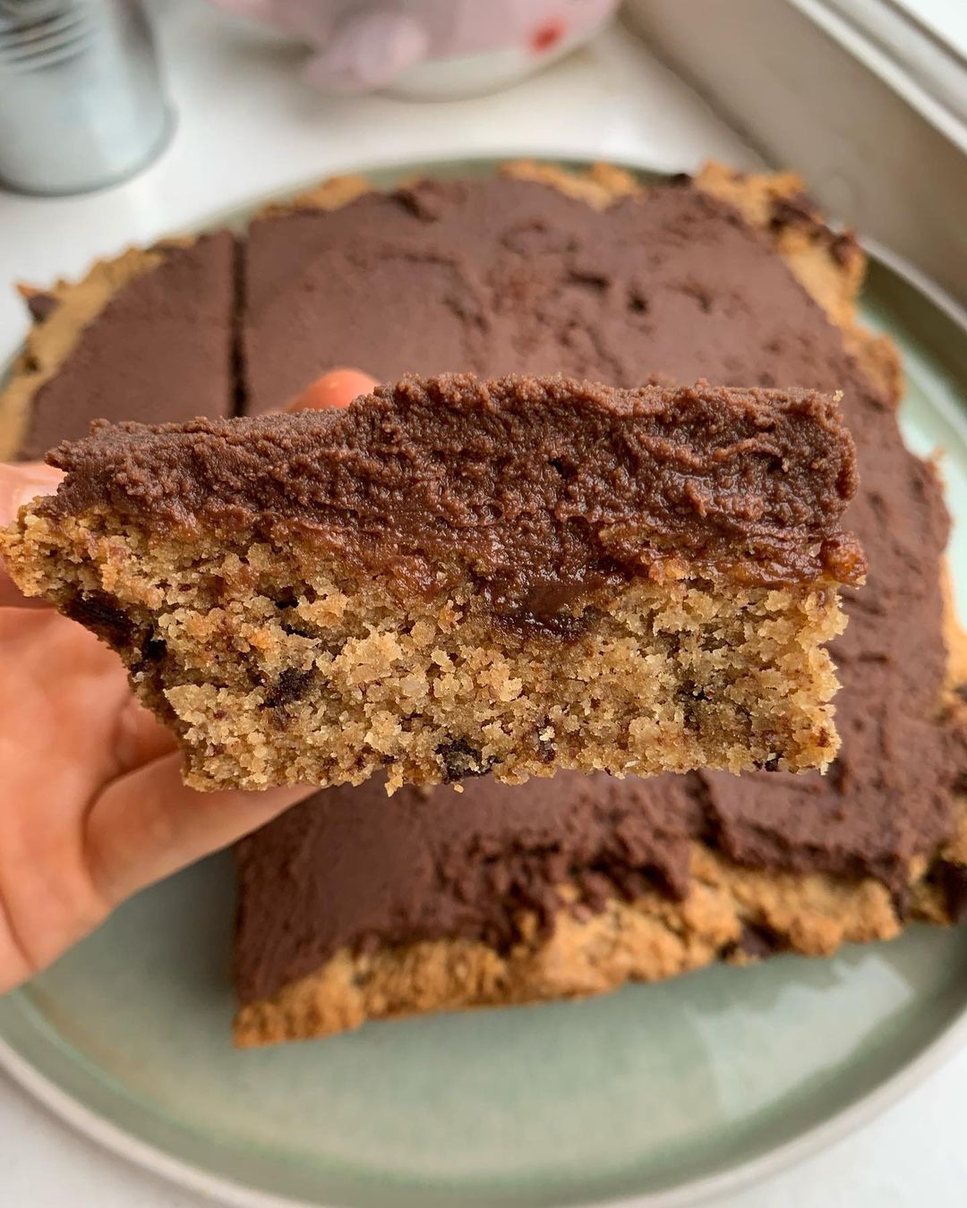 Vegan Almond Chocolate Cake