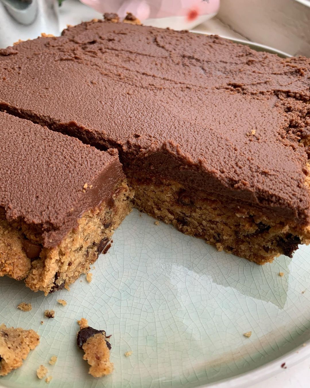 Vegan Almond Chocolate Cake