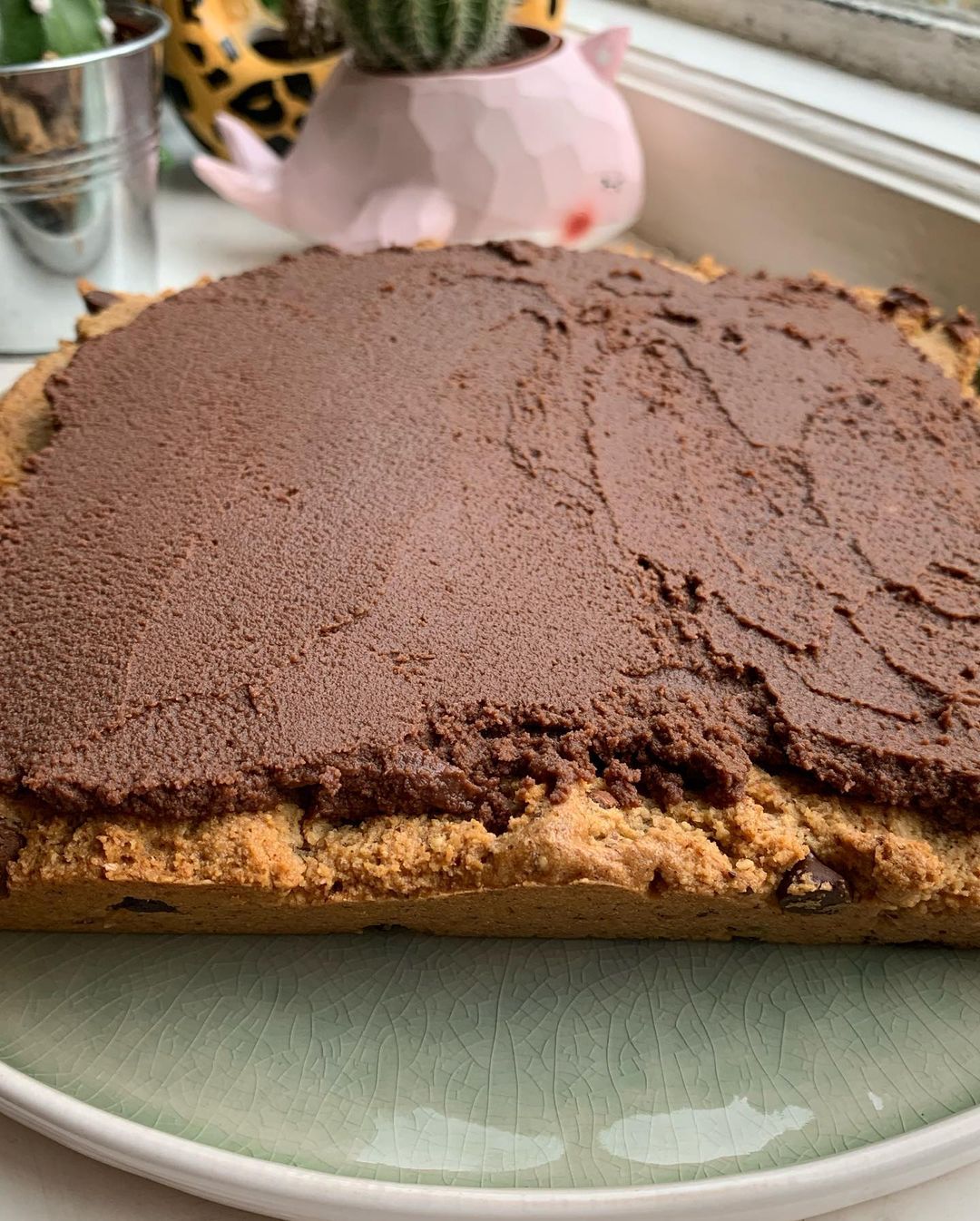 Vegan Almond Chocolate Cake
