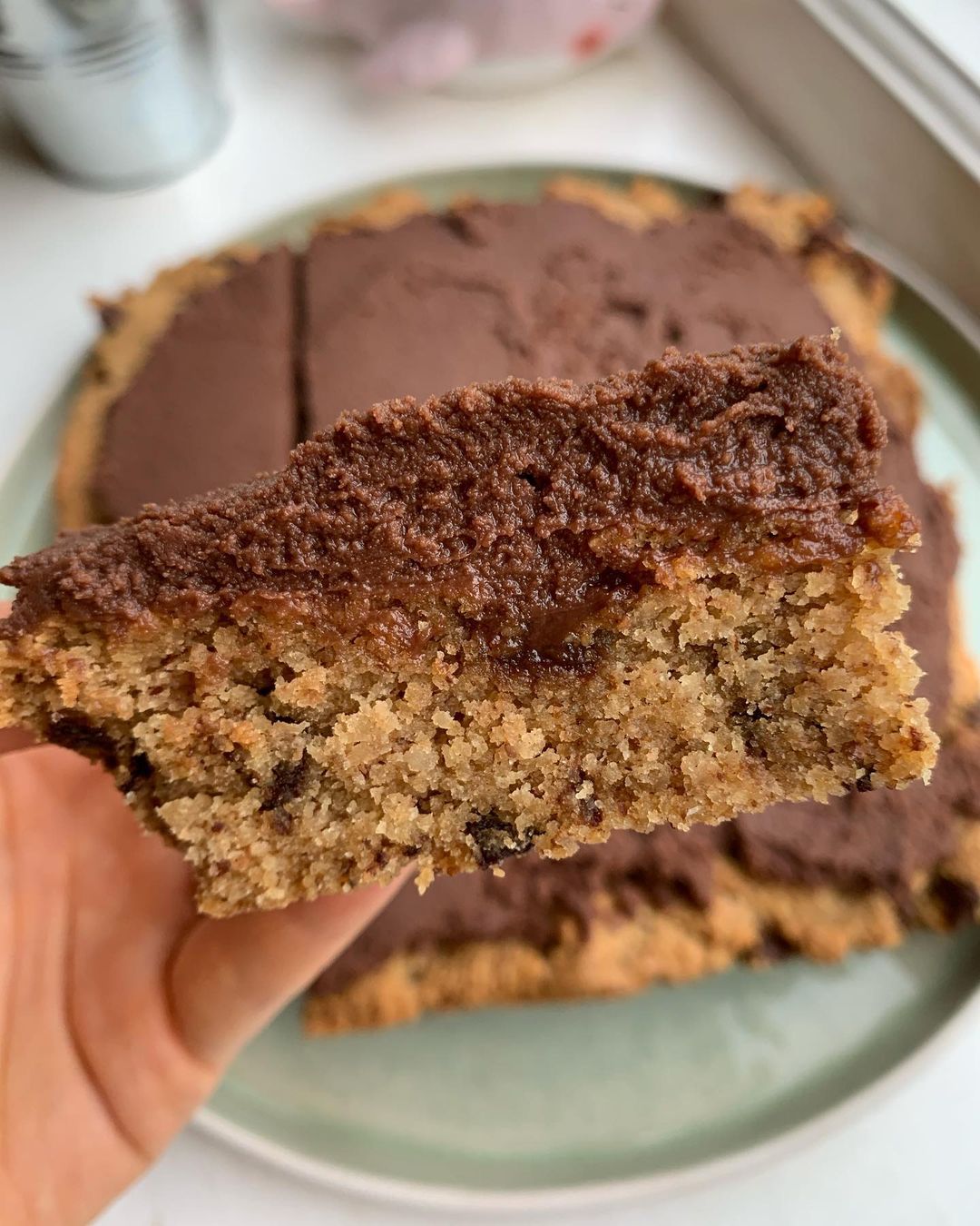 Vegan Almond Chocolate Cake