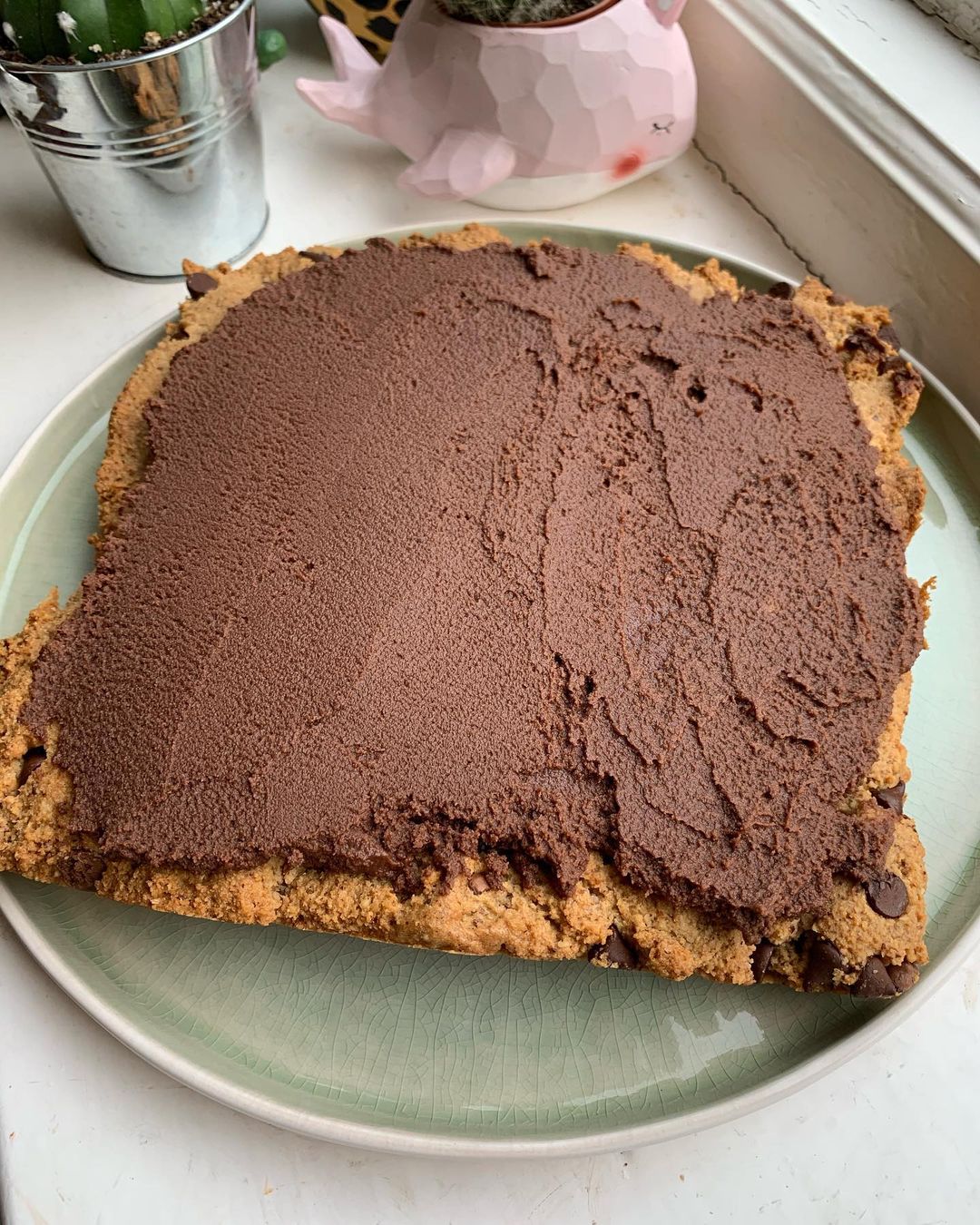 Vegan Almond Chocolate Cake