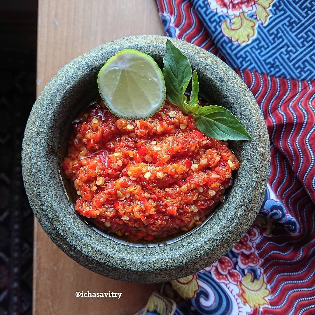 Traditional Sundanese Sambal Goang