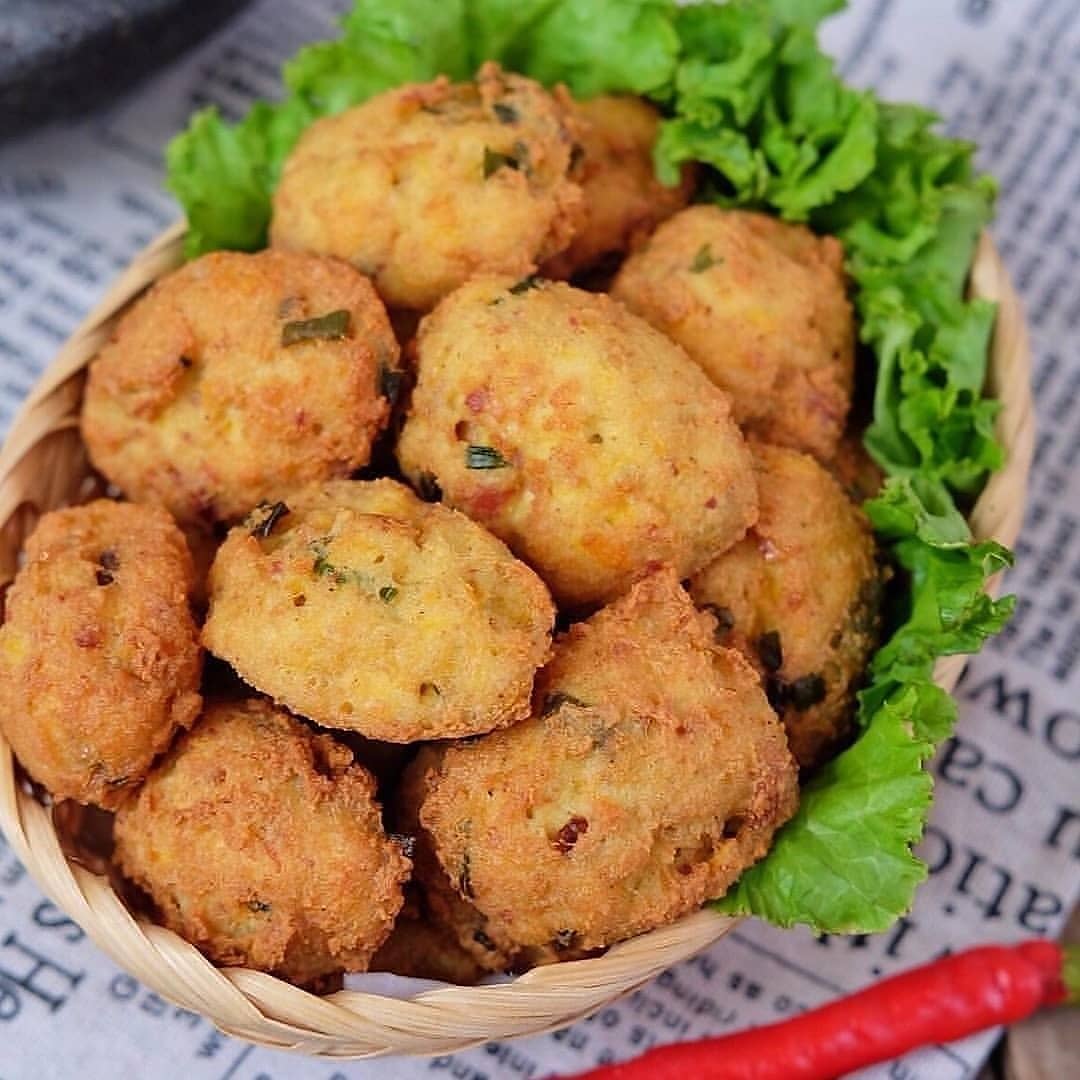 Indonesian Tofu and Corned Beef Fritters