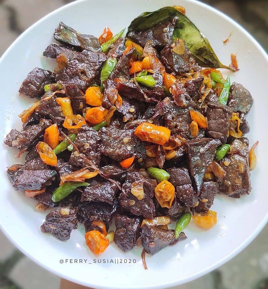 Spicy Stir-Fried Beef Lung