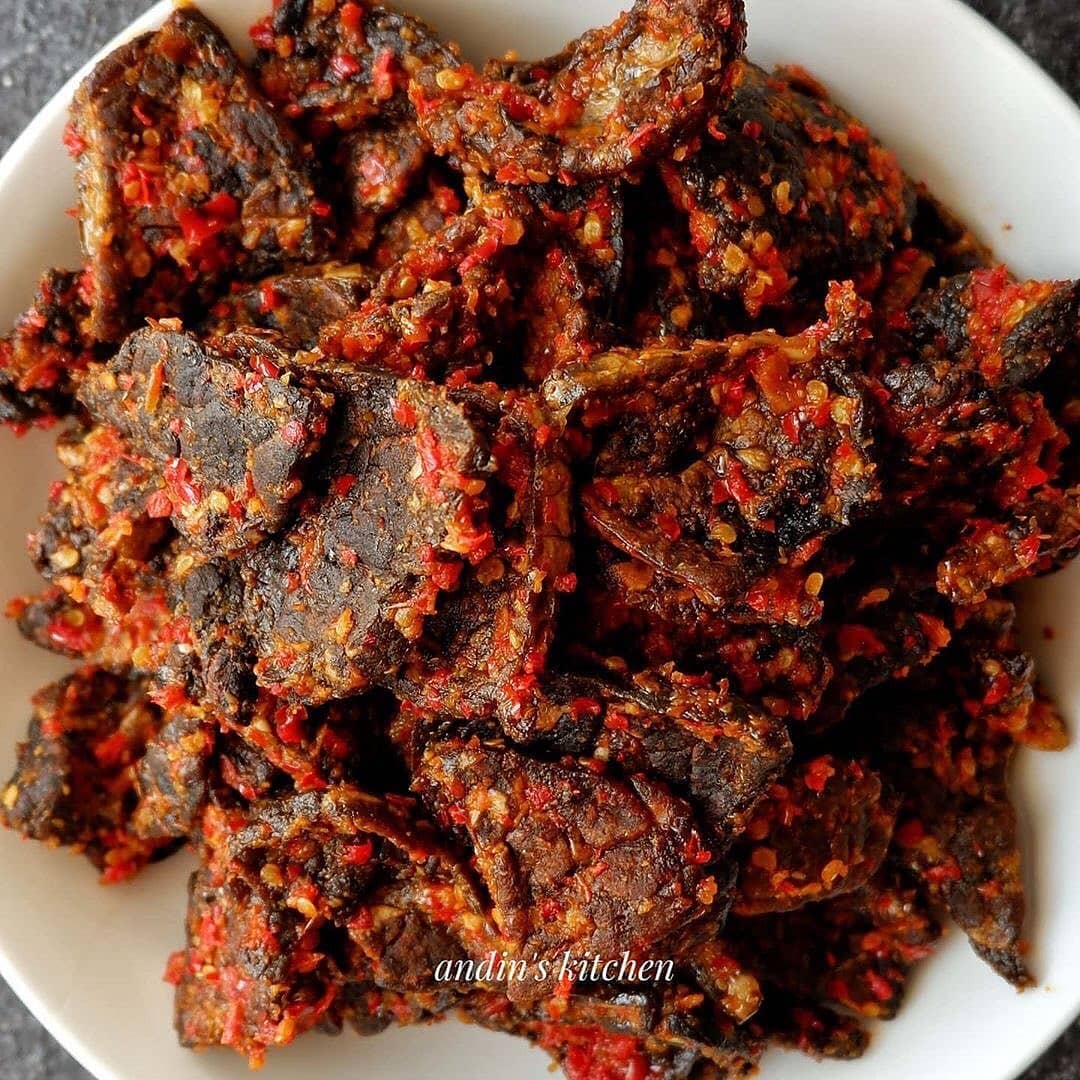Spicy Indonesian Beef Lung Stir-Fry