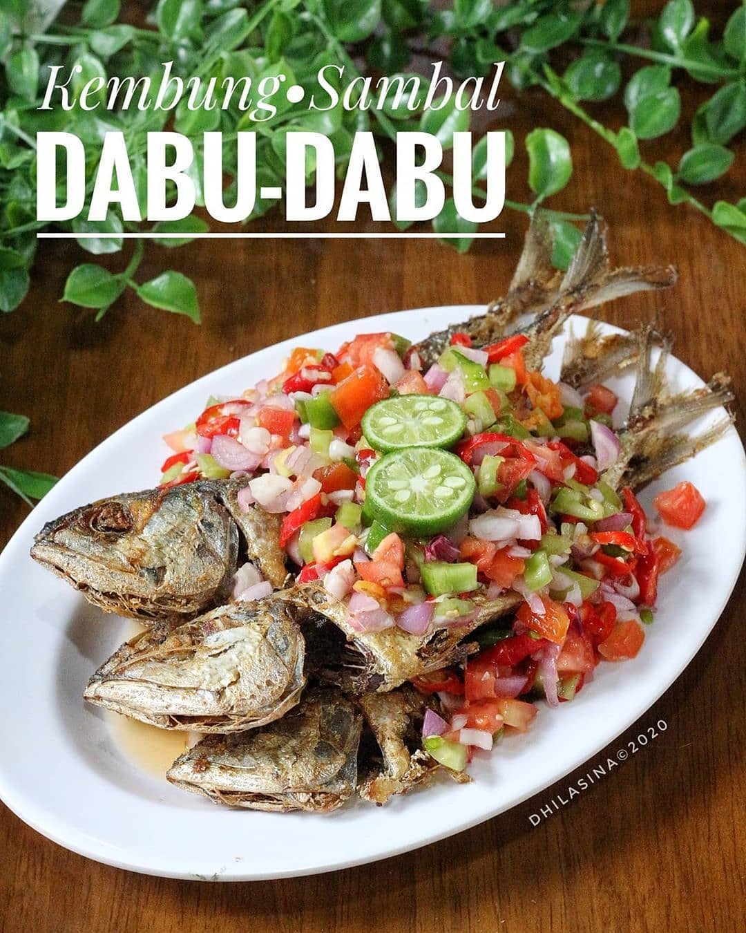 Fried Mackerel with Dabu-Dabu Sambal