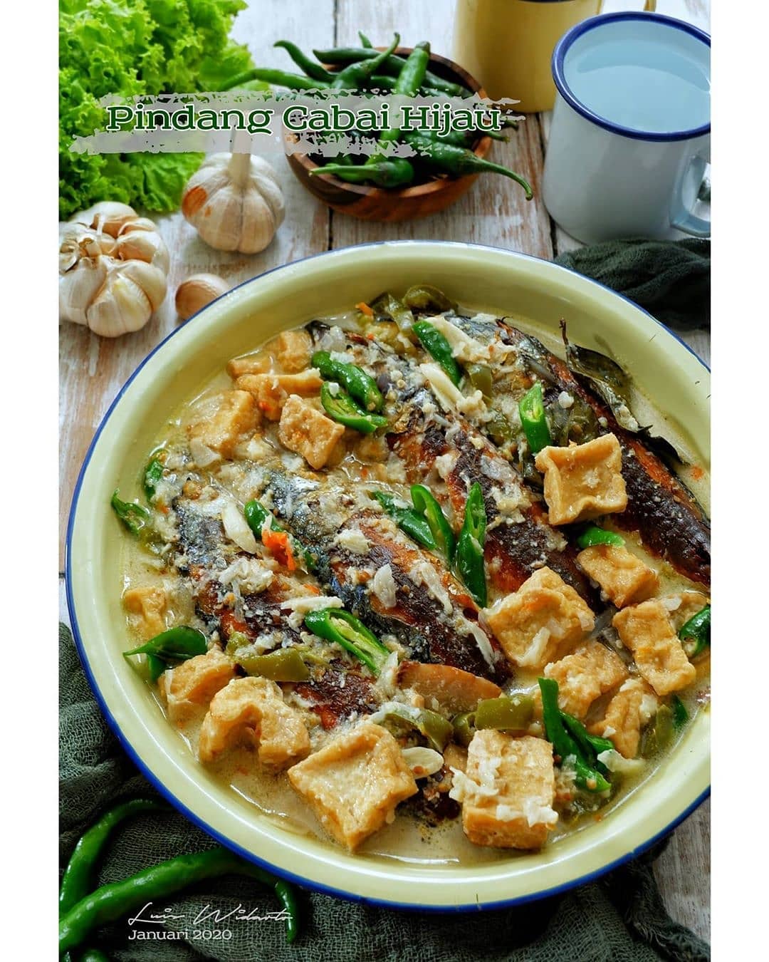 Spicy Salted Fish with Green Chilies