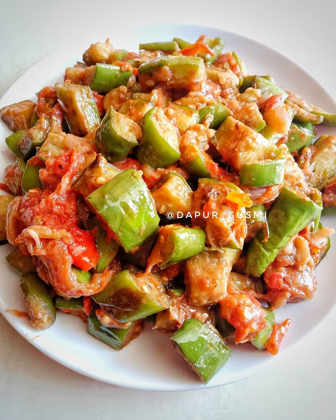 Spicy Indonesian Eggplant Sambal