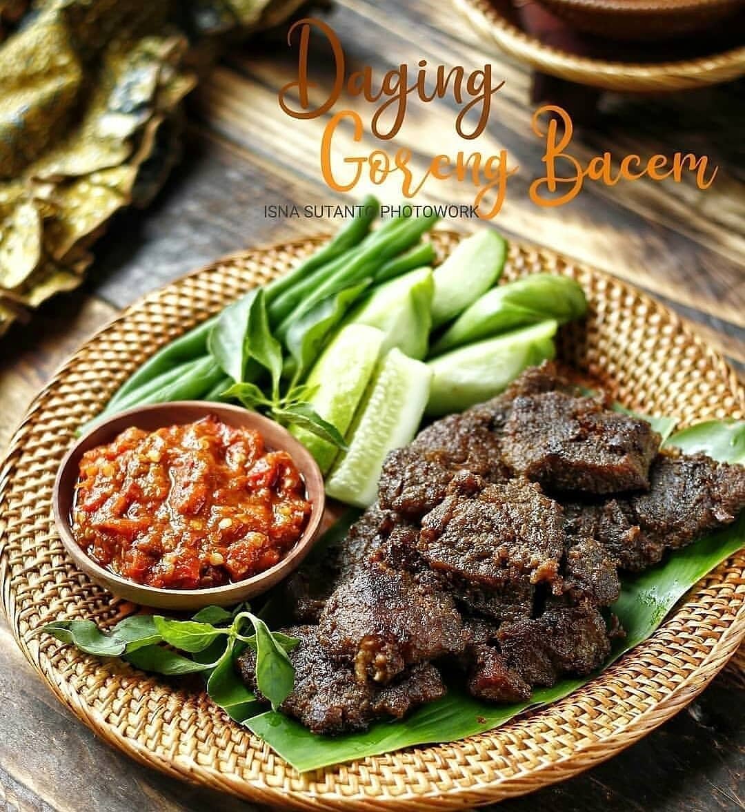 Indonesian Fried Beef Bacem