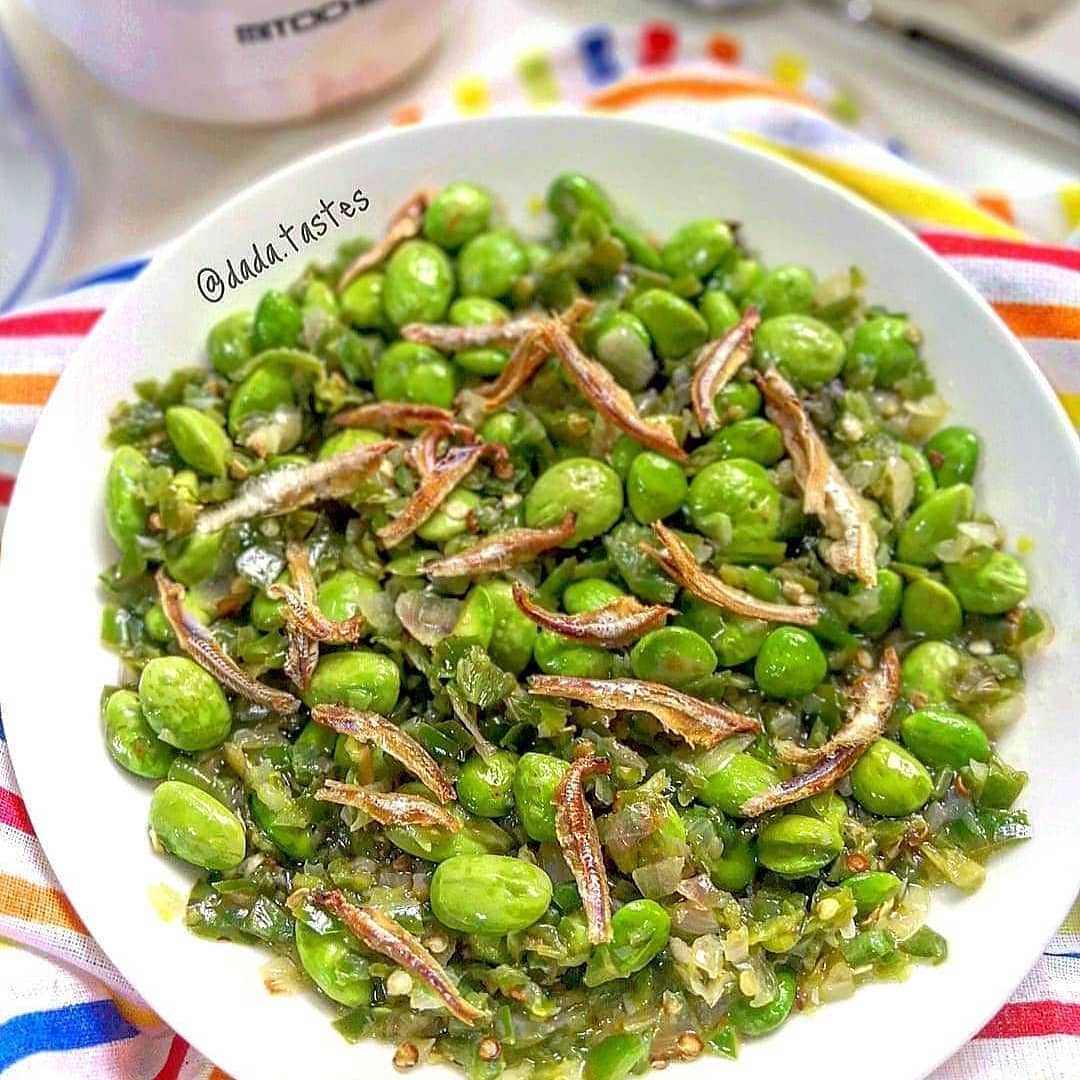Green Sambal with Stink Beans