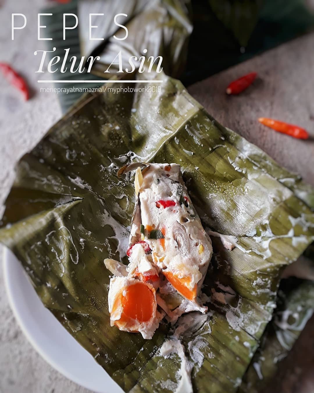 Indonesian Salted Egg Pepes