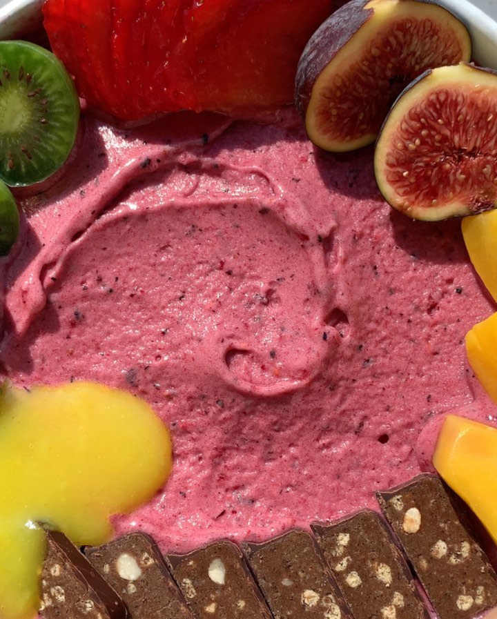 Berry Lemon Nice Cream