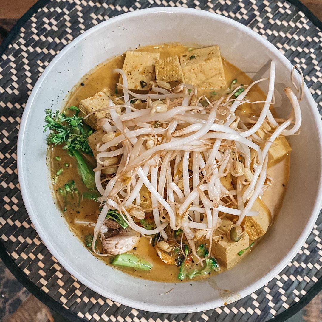 Homemade Vegan Laksa Soup