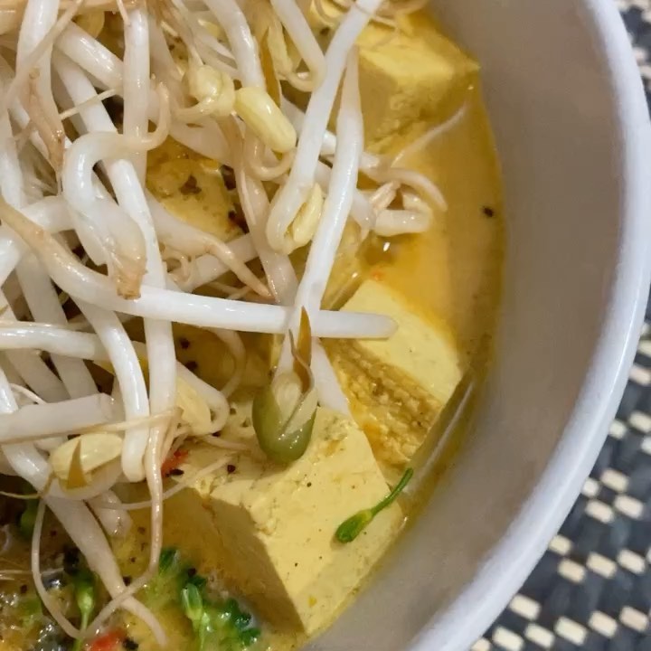 Homemade Vegan Laksa Soup