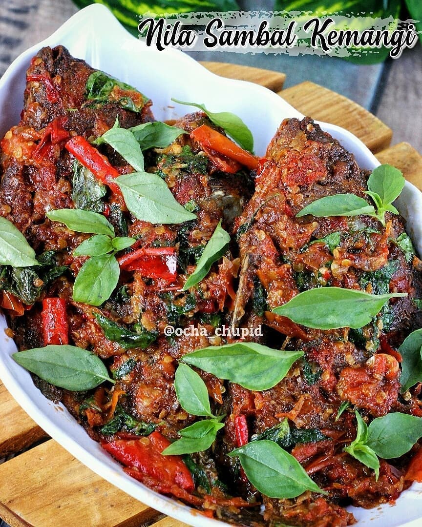 Nile Tilapia with Sambal and Basil