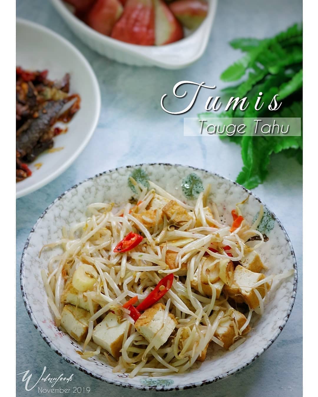 Stir-Fried Bean Sprouts and Tofu