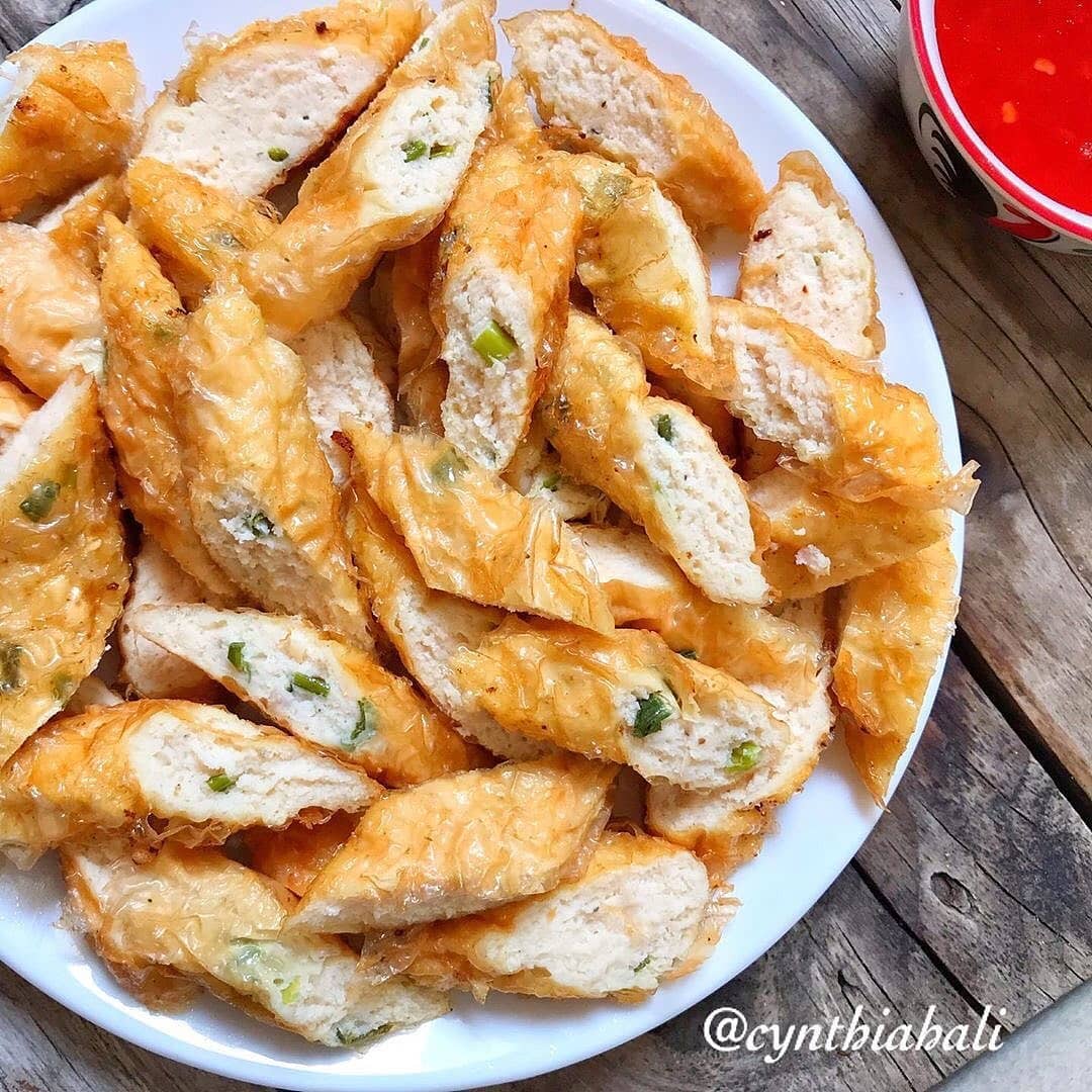 Fried Tofu Skin Spring Rolls