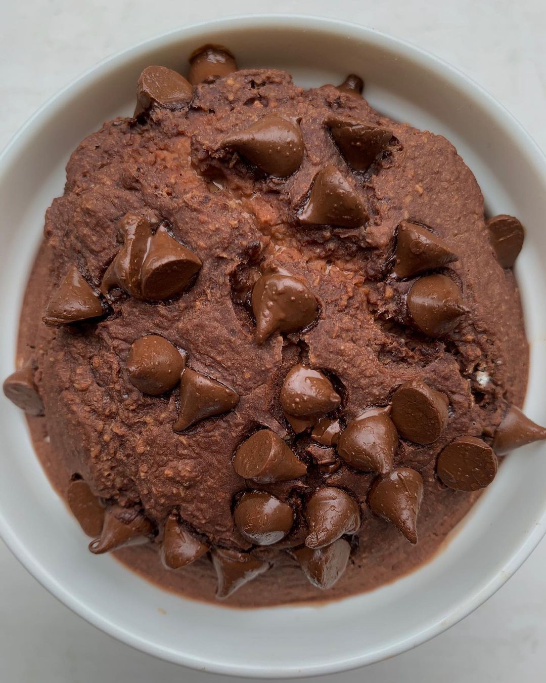 Chocolate Marmite Breakfast Baked Oat Cake