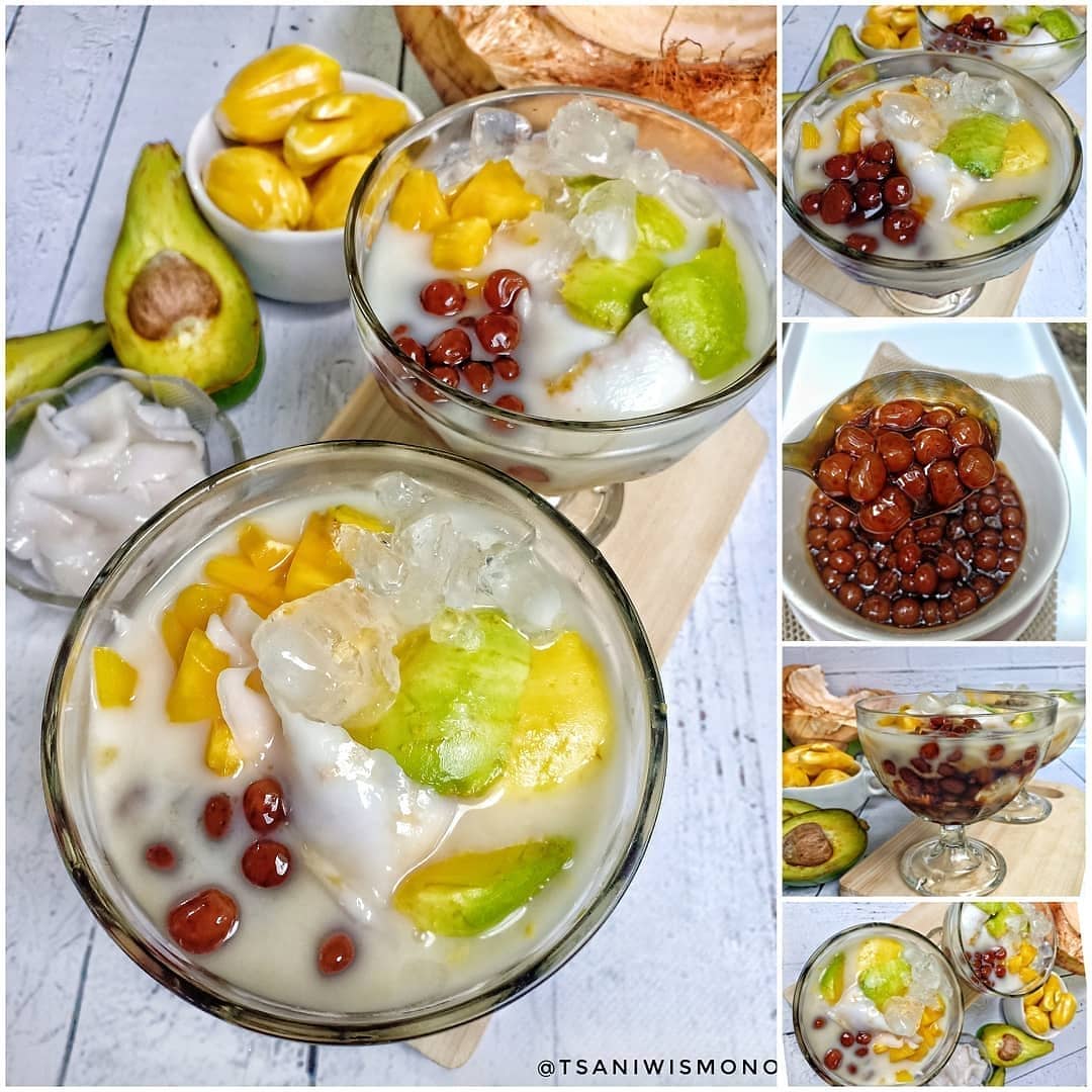 Es Teler with Boba and Brown Sugar