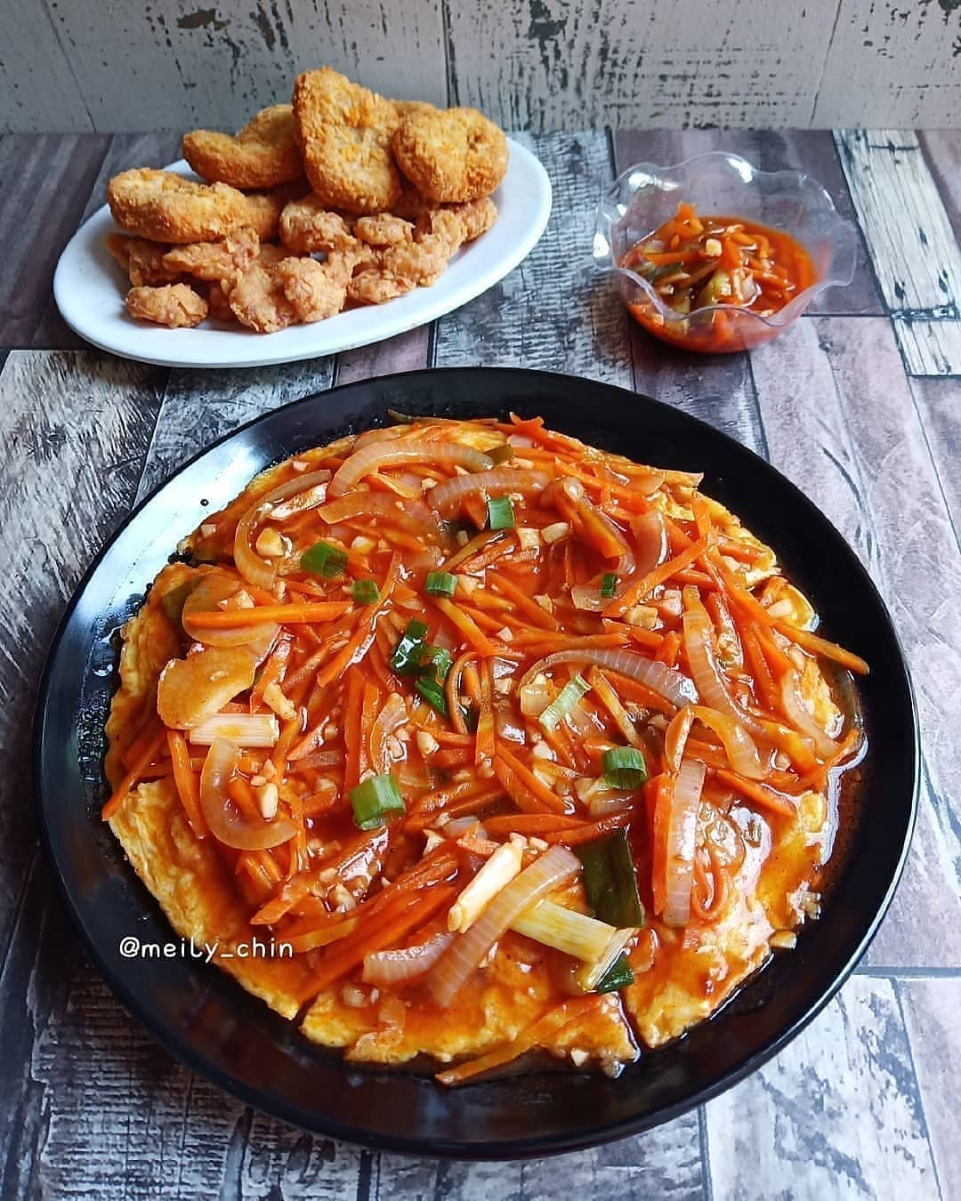 Indonesian Shrimp Fuyunghai Omelette