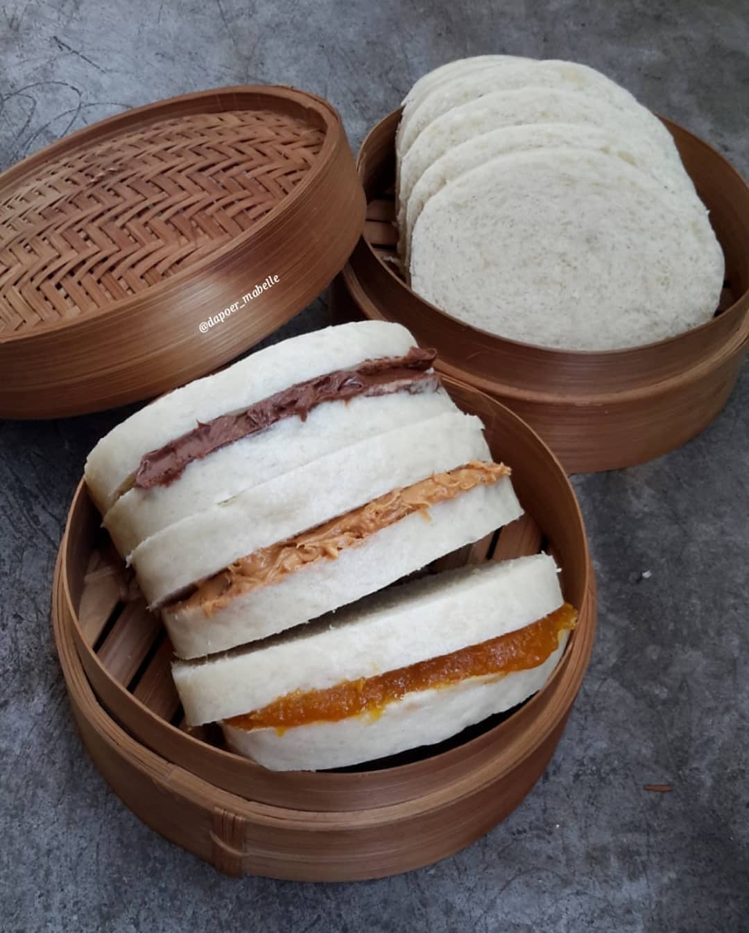 Traditional Indonesian Steamed Bread