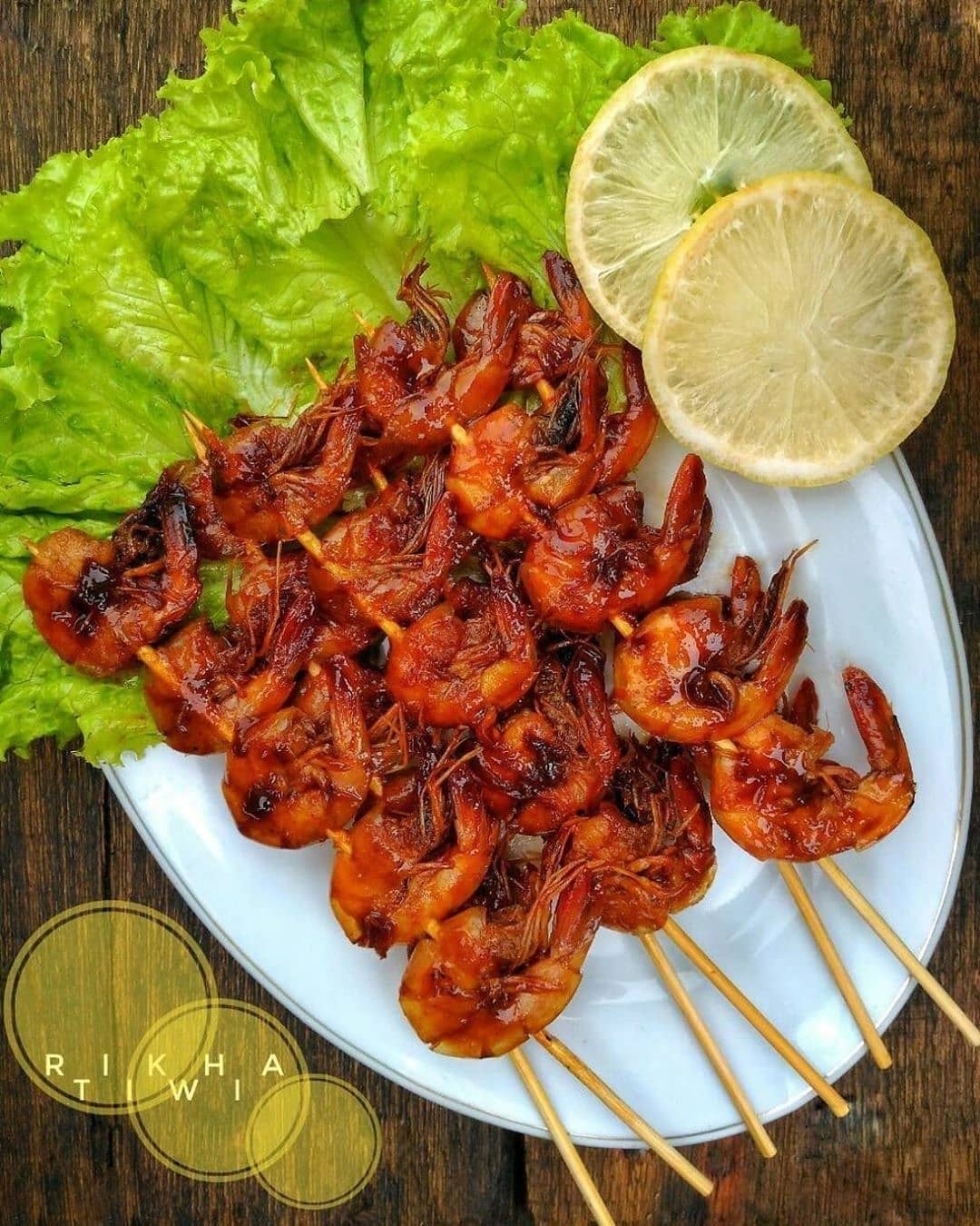 Indonesian Honey Grilled Shrimp