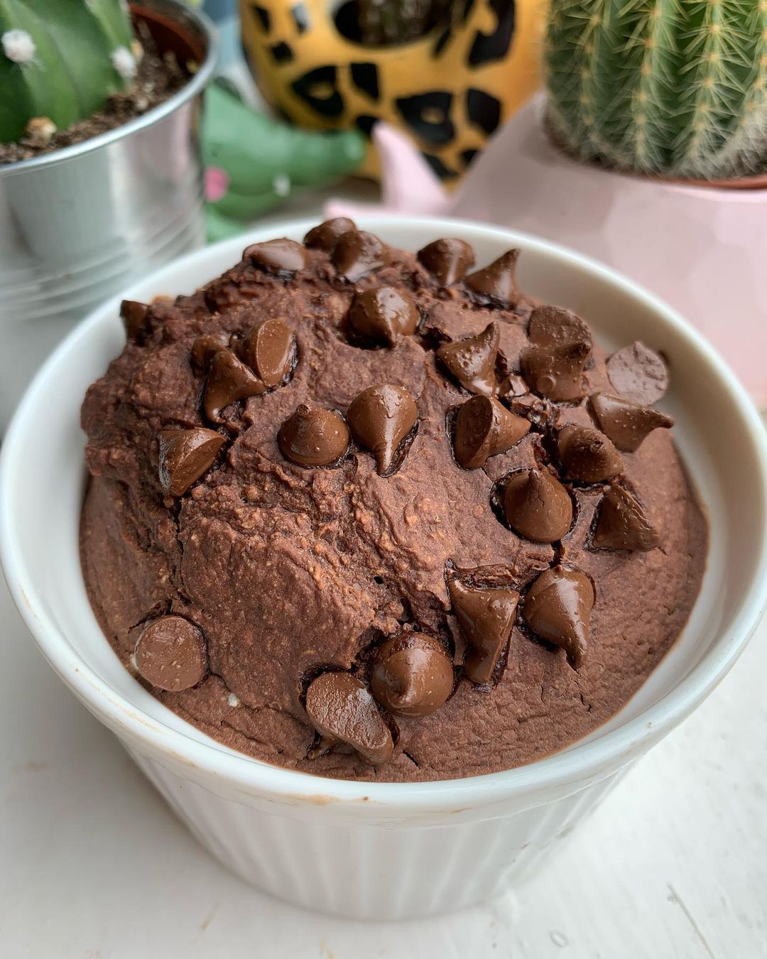 Chocolate Marmite Breakfast Baked Oat Cake