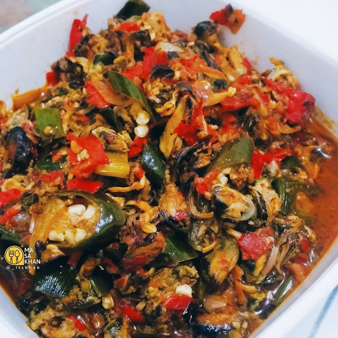 Spicy Indonesian Balado Clams