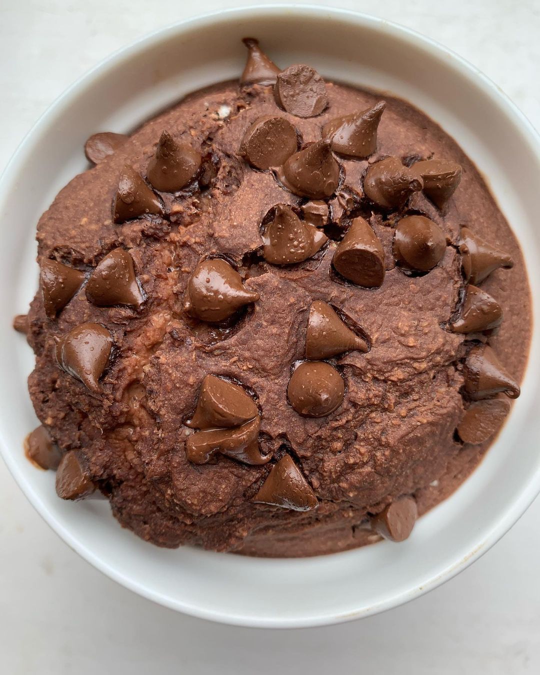 Chocolate Marmite Breakfast Baked Oat Cake