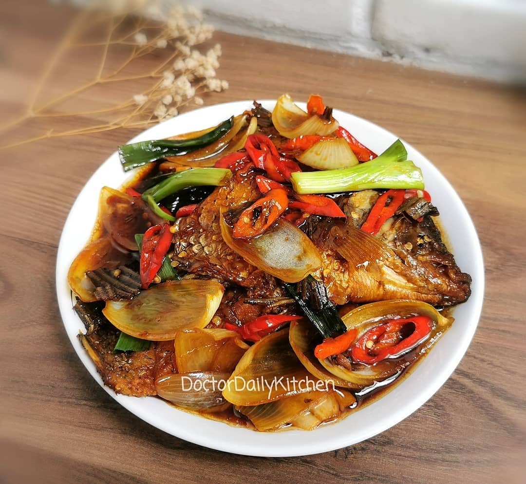 Fried Grouper in Oyster Sauce