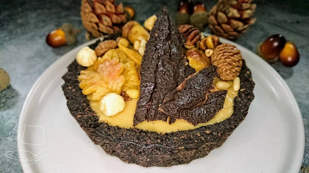 Chocolate Almond Hazelnut Tart