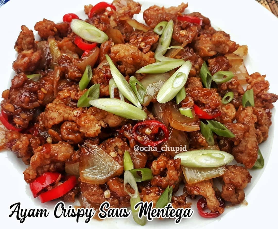 Crispy Fried Chicken with Butter Sauce