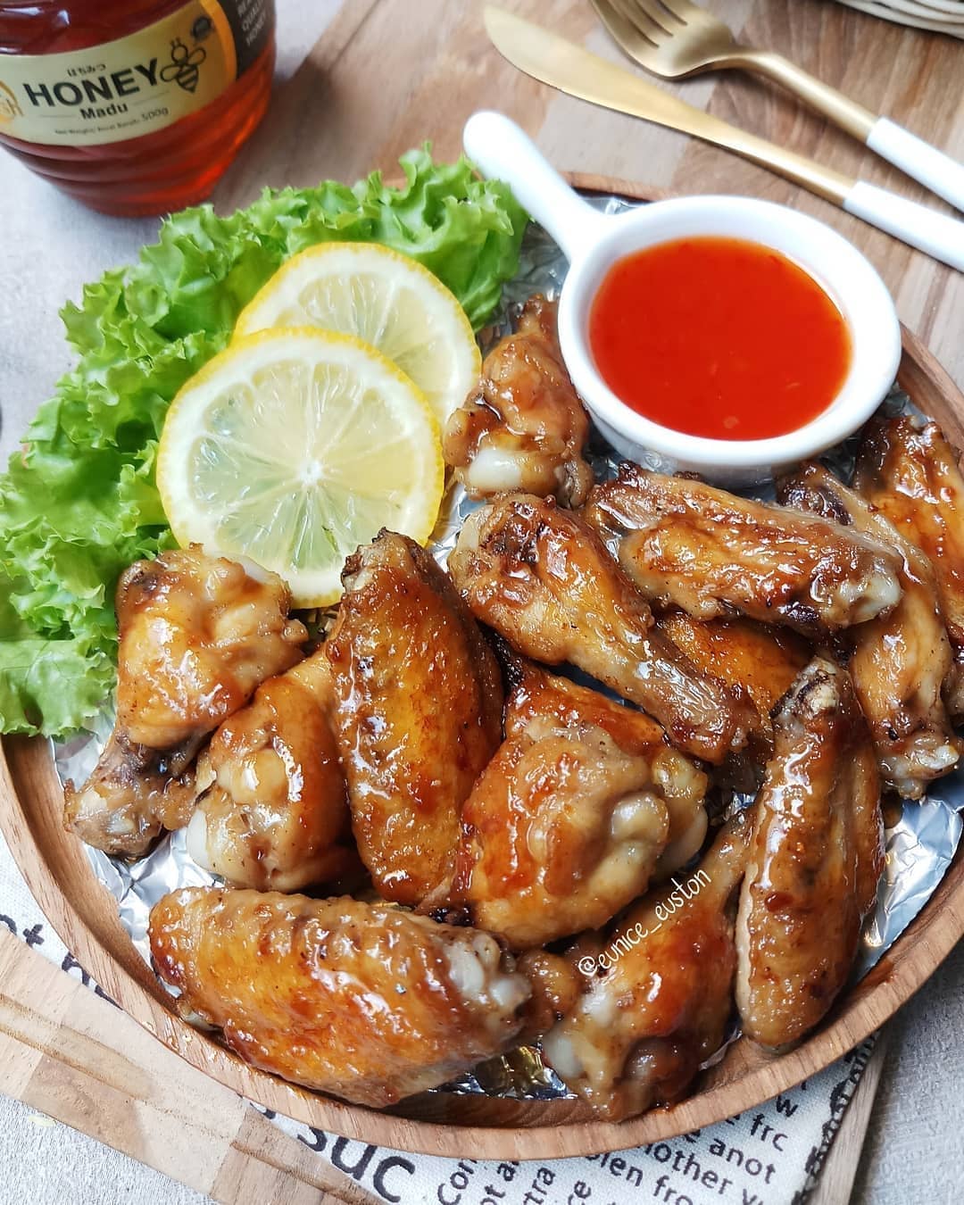 Honey Garlic Chicken Wings