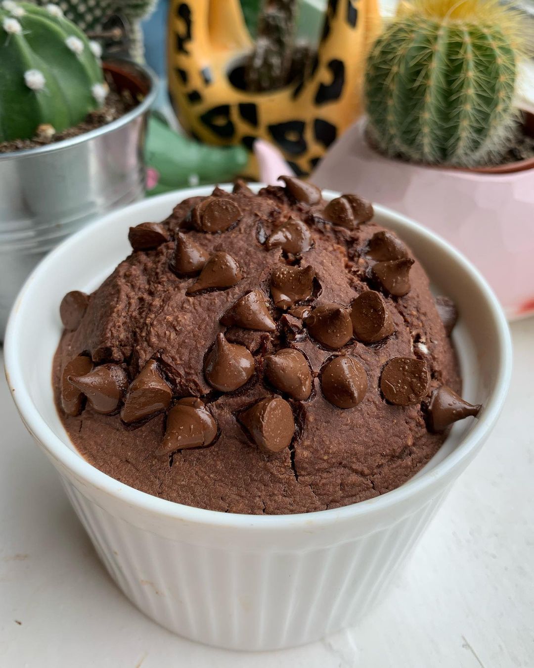 Chocolate Marmite Breakfast Baked Oat Cake