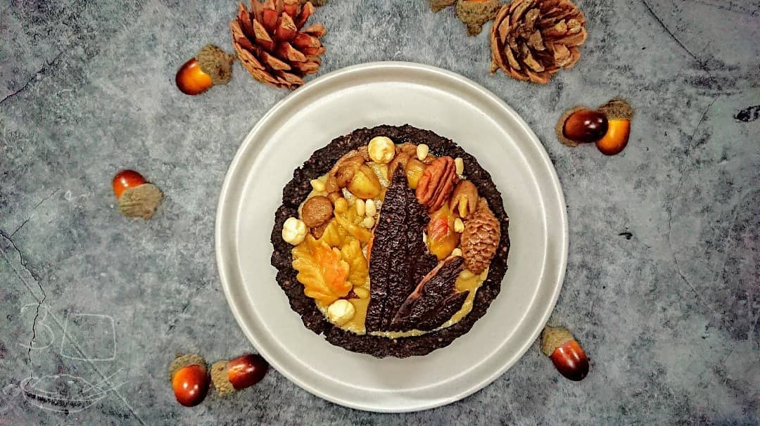 Chocolate Almond Hazelnut Tart