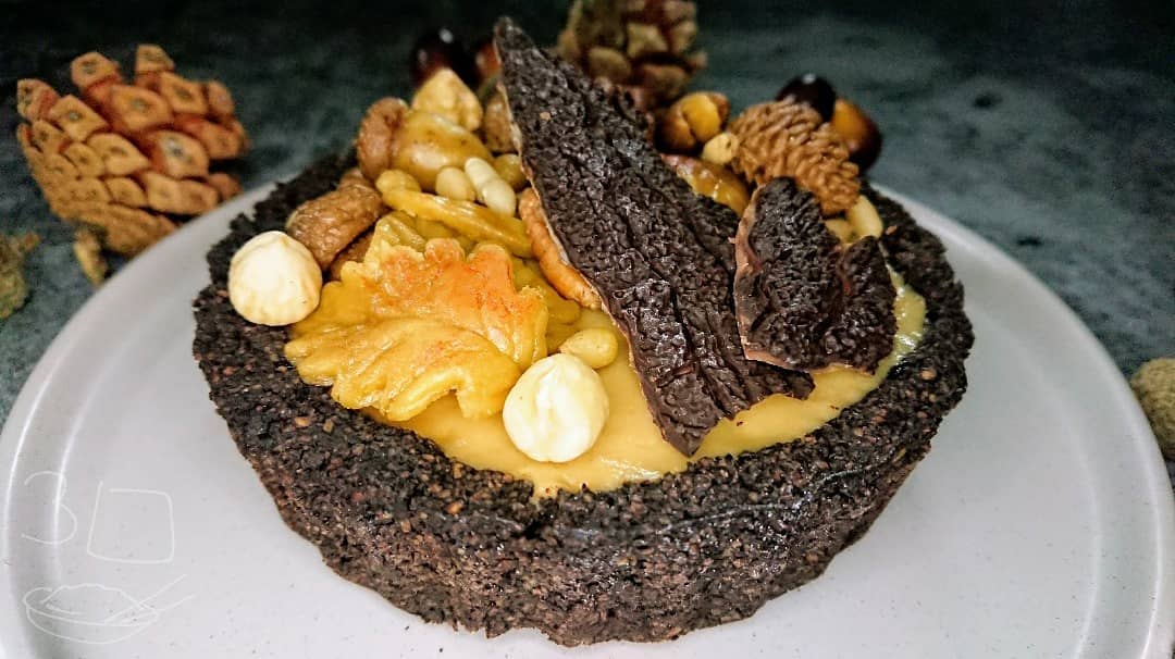 Chocolate Almond Hazelnut Tart