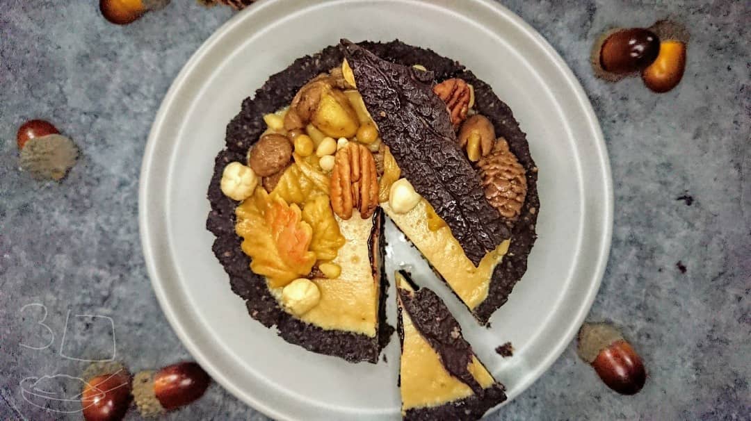 Chocolate Almond Hazelnut Tart