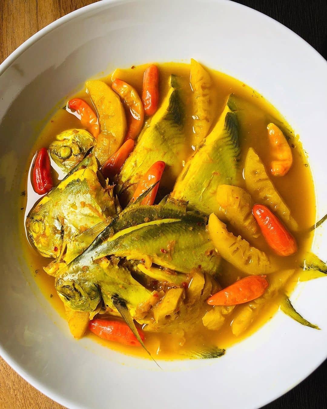 Bangka-Style Yellow Fish Soup with Pineapple